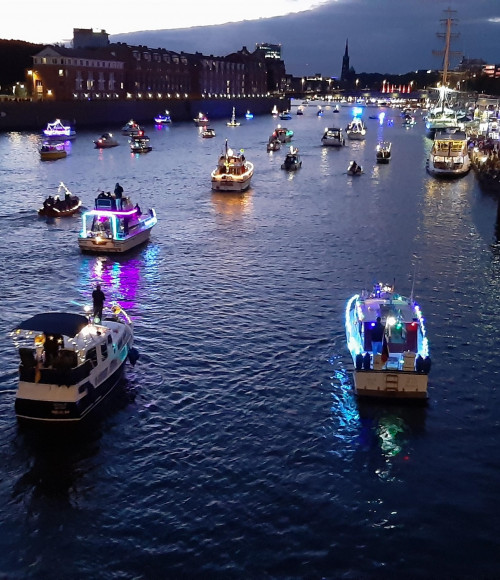 © CityInitiative Bremen Werbung e.V. | Lampionfahrt Maritime Woche | 